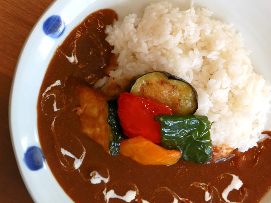 彩り野菜のフルーツカレー